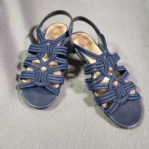 Impo Navy Knotted Sandals